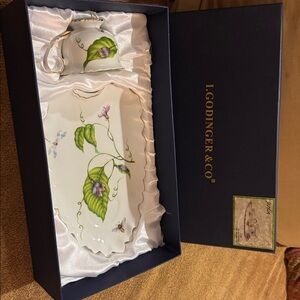I Godinger & Co Jardin Tea & Toast Set